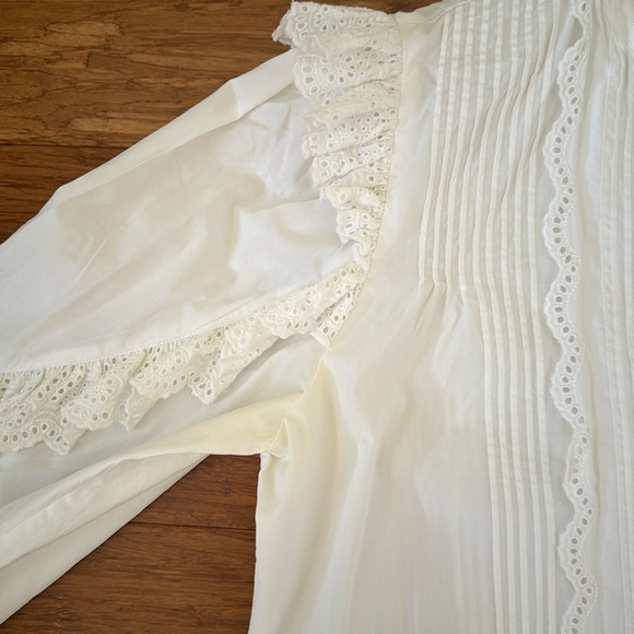 Ulla Johnson beautiful lace crop blouse/shirt, pre-loved , gently used. - Picture 6 of 13